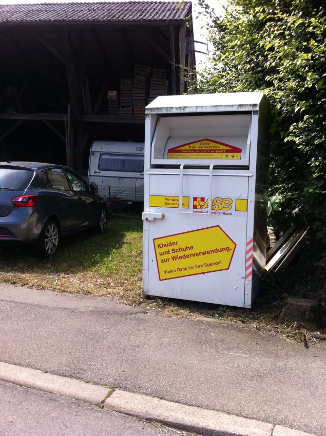 Altkleider-Container Tübingen Teilorte – Landkreis Tübingen ...